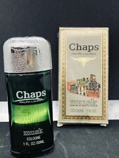 ~*Vintage Ralph Lauren Chaps Musk RARE Splash Cologne After Shave 1oz 75% Full*~ picture