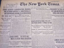 1920 FEB 21 NEW YORK TIMES - ADMIRAL R. E. PEARY POLE DISCOVERER DIES - NT 5880 picture