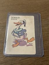 Vintage Whitman Disney Donald Duck Old Maid Card Walt Disney 1935 Rookie Card picture