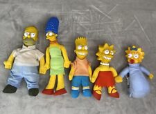 Vintage The Simpsons 1990 Dolls Complete Set of 5 picture