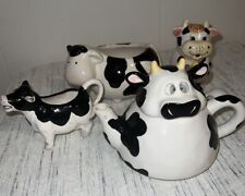 Ceramic Cow Teapot Set  picture