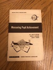 Vintage Science Research Associates Booklet: Measuring Pupil Achievement 1957 picture