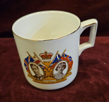 Alfred Meakin England Mug 1937 Coronation Queen Elizabeth & King George picture