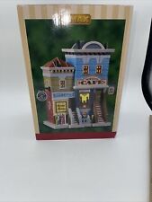 Lemax Village Brownstone Cafe, 2019, Complete, Open Box, Great Condition picture