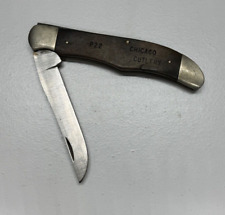 Vintage Folding Hunter Chicago Cutlery P22 USA 4 Inch Blade picture