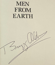 SIGNED BUZZ ALDRIN Men From Earth 1989 hardcover w/ dust jacket picture