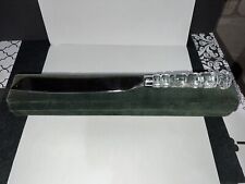 Carving Knife Vintage Crystal Legends Godinger Crystal Serrated In Box (READ) picture