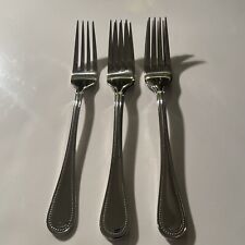 Wallace Continental Bead 18/10 Stainless Steel Dinner Fork Lot Of 5 picture