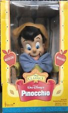 Disney Telco Pinocchio Musical Singing Puppet Christmas Classic No Movement READ picture