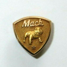 Vintage 10K Yellow Gold MACK TRUCK *Bulldog* Service Award Lapel Pin, 2 Grams picture