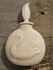Vintage Lenox Swan Collection Perfume Bottle with Stopper - Fine China picture
