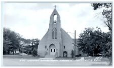 c1940's St. Johns Lutheran Church Madison South Dakota SD RPPC Photo Postcard picture