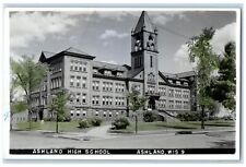 c1910's Ashland High School Building Ashland Wisconsin WI RPPC Photo Postcard picture