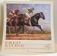 Fred Stone 2003 Limited Edition Fine Art Racing Calendar signed by Artist picture
