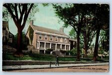 1912 Washington's Headquarters Building New London Connecticut Antique Postcard picture