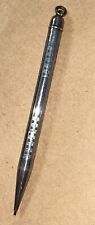 Antique Vtg Conklin Sterling Silver Mechanical Pencil 1920 (Marked Nice) picture