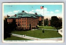 Fitchburg MA-Massachusetts, State Normal School, Antique, Vintage Postcard picture