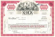 Xerox Corporation - 1970's dated Stock Certificate - Very Rare - Available in Gr picture