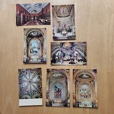1950s Picture Postcards Madrid Spain San Francisco Altar Chapel Dome Unposted 28 picture