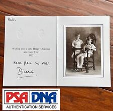 PRINCESS DIANA * Autograph Family Christmas Card Signed * 1992 picture
