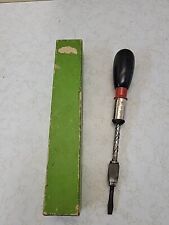 Vintage Stanley Yankee Handyman Push Drill Screwdriver No 133H Made In USA W BOX picture