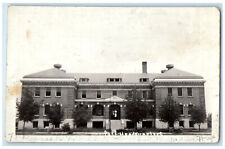 Cheyenne Wyoming WY RPPC Photo Postcard Post Headquarters 1924 Vintage picture
