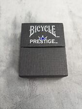 Bicycle Prestige Playing Cards Blue Deck In Collectible Textured Box picture
