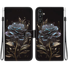 Flip Flower Wallet Phone Case For Xiaomi Redmi POCO Motorola Nokia Oneplus picture