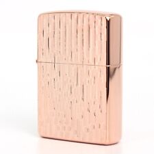 Zippo lighter Japan Original/ Two Sides Carving Pattern Rose Gold/ Free 3 Gifts picture