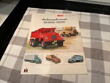 1959 International Six Wheel Trucks Original Sales Brochure picture