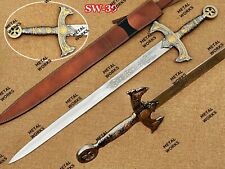 Handmade Templar Knights Sacred Holy Longsword Ornate Sword/Ceremonial Sword picture