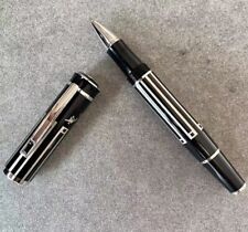 Luxury Great Writers Series Black+Silver Color Rollerball Pen No Box picture