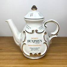Vintage Dunphy's 25 oz Teapot De Luxe Blended Irish Whiskey Ireland picture