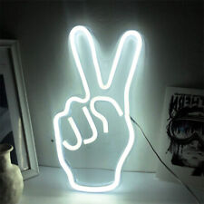 White Yeah USB LED Neon Sign Lights Wall Hanging For Man Cave Bar Bedroom Decor picture