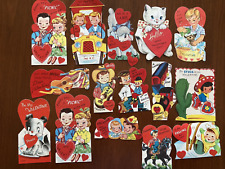 Thirty 20's, 30's Vintage  Colorful Valentine Collection Good Condition  picture