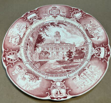 Wedgwood Etruria U.S. Naval Academy Vintage Commemorative Plate - Mahan Hall picture