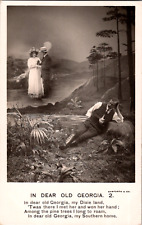 Vintage 1910 Dear Old Georgia Southern Home Poem Bamforth RPPC GA Postcard picture