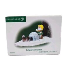 🚨 Department 56 An Igloo For Snowball 56878 Village Accessory North Pole Series picture