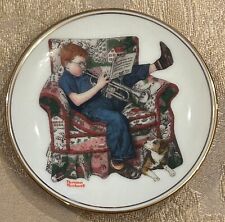 Norman Rockwell Miniature Collector’s Plate  “PRACTICE” Vintage D1-32 picture