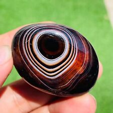 56g Natural Exquisite Pattern Silk Banded Sardonyx Agate Eye Crystal Specimen picture