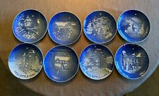 1980-1987 Lot of 8 BING & GRONDAHL Jule Aften After Christmas Plates picture