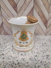 Antique Woodmen of the World-Fraternal Shaving Mug with Brush Made in Germany picture