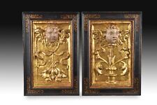 Pair of reliefs; grotesque or candelieri. Wood. 16th century. picture