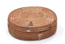 Indonesian Woven Rattan Basket Lombok Indonesia picture