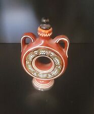 Rare Vintage Ukrainian Ceramic Decanter Goblet/ Flask Hutsul Jug Kuman picture