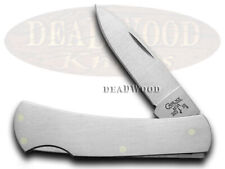 Case xx Executive Lockback Knife Brushed Stainless Steel Stainless Pocket 00041 picture