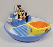 Warner Brothers Studio Store Looney Tunes TV Chip Dip Bowl Plate Couch Bugs Taz picture