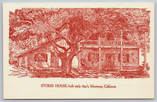 Postcard Stokes House, Built Early 1840's, Monterey, California Unposted picture