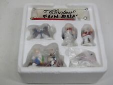 Department 56 North Pole Village Christmas Fun Run-Set Of 6 - Boxed 2274075 picture