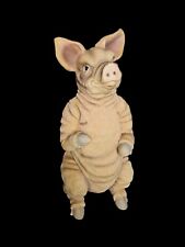 Large Resin Farmyard Pig Figurine~Kitchen~Garden~ Collectable Figurine~Farmhouse picture